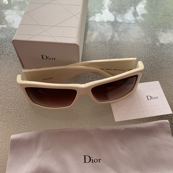 New Christian Dior DIORRAIN 2 Crystal Sunglasses display picture 2